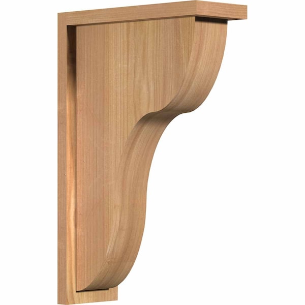 Ekena Millwork Carmel Smooth Corbel w/Backplate, Western Red Cedar, 5 1/2"W x 14"D x 22"H COR06X14X22CAR01SWR - main